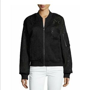 *NWT* BCBG Lace Bomber Jacket